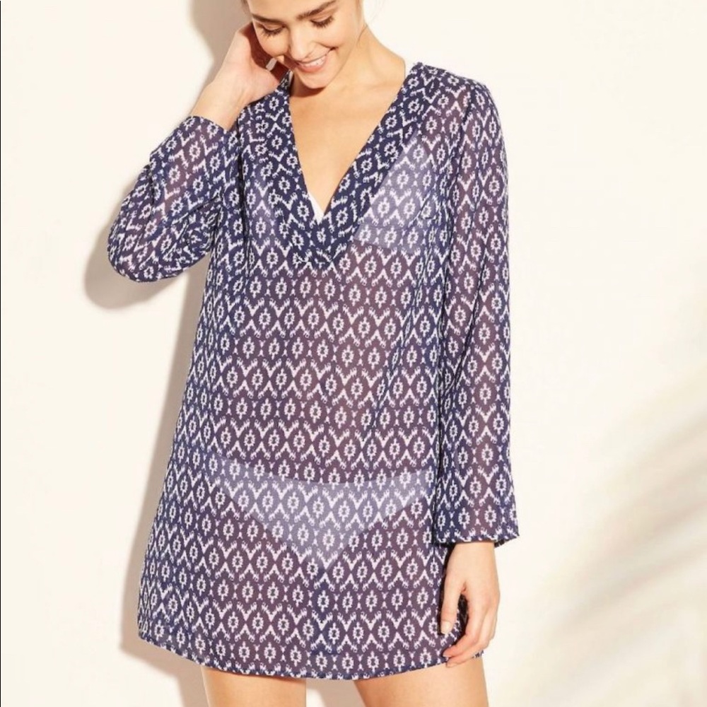 Navy Swimsuit Cover Up ☀️